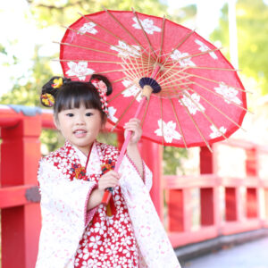 龍城神社　七五三　出帳撮影